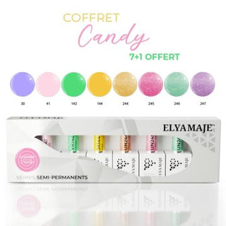 Coffret Candy – Vernis Semi-Permanents – Édition limitée – Elya Maje