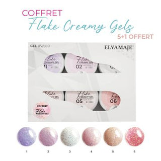 Coffret de 6 Flake Creamy Gels 20ml – Elya Maje