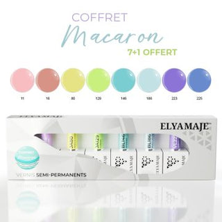 Coffret Macaron – Vernis Semi Permanents – Édition limitée – Elya Maje