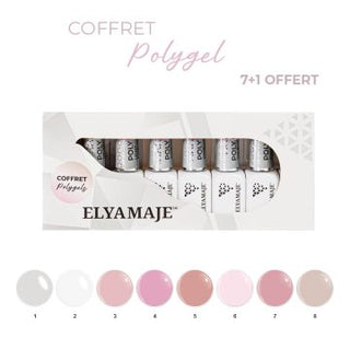 Coffrets de 8 Polygels Liquides 8ml - Elya Maje