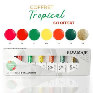 Coffret Tropical – Vernis Semi Permanents – Édition limitée – Elya Maje