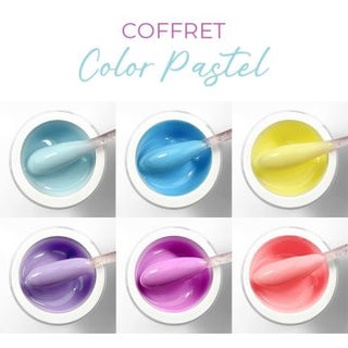Coffrets de 6 Color Creamy Gels Pastel 20ml - Elya Maje