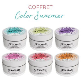 Coffrets de 6 Color Creamy Gels Summer 20ml - Elya Maje