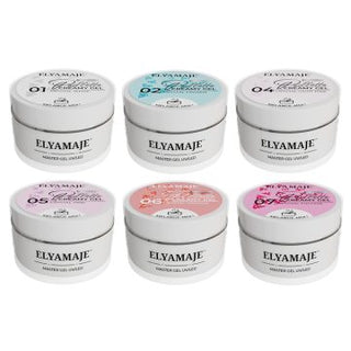 Coffret de 6 Paillette Creamy Gel 20ml - Elya Maje