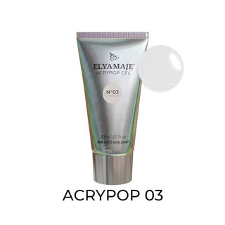 Acrypop Tube 03 Glitzerweiß 30ml