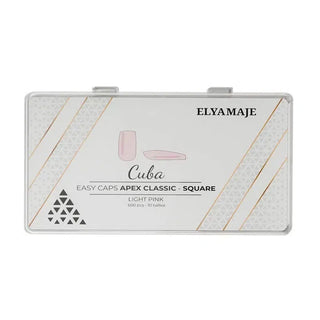 Capsules Ongles - Easy Caps Cuba - Square - Light Pink - Elya Maje