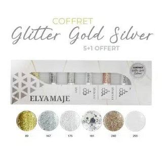 Coffret Glitter Gold Silver - Vernis Semi Permanent - Edition Limitée