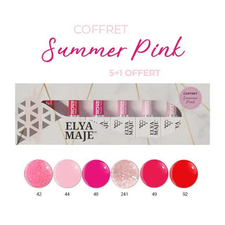 Coffret Summer Pink – Vernis Semi Permanent – Édition limitée