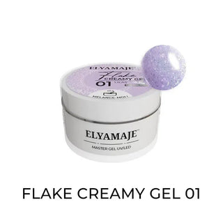 Gel de Construction - Creamy - Flake 01 Lilas 20ML