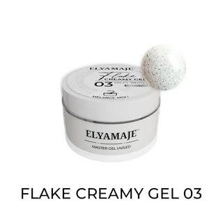 Gel de Construction - Creamy - Flake 03 Milky White 20ML