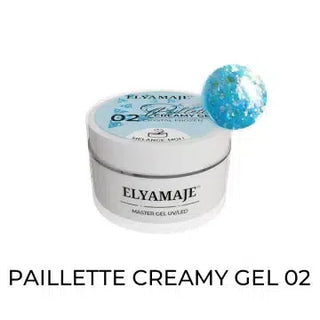 Gel de Construction - Creamy Paillette - Crystal Frozen n°02