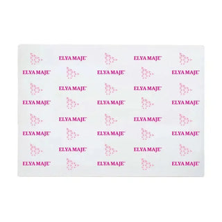 Tapis Manucure Blanc-Rose