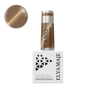 Vernis semi permanent 302 Champagne Cat Eyes 8ML - Elya Maje