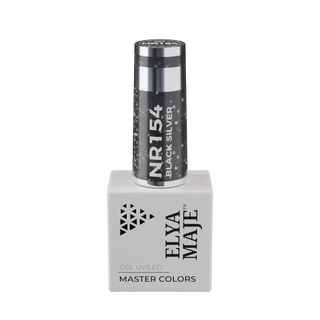 Vernis semi permanent 154 Black Silver 8ML