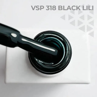 Semipermanenter Lack 318 Black Lili 8ml