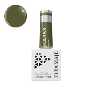 Vernis semi permanent 353 Kaki 8ML - Elya Maje